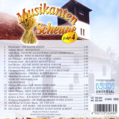 Musikantenscheune - Folge 4 Praesentiert Von Petra Kusch-Lueck [CD]