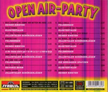Open Air Party [CD]