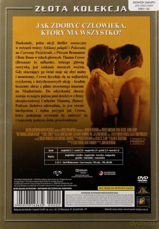 Afera Thomasa Crowna (1999) (polski lektor) (Złota kolekcja) [DVD]