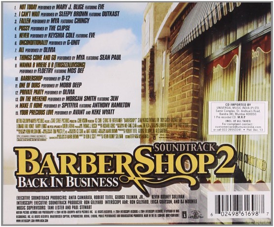 Barbershop 2 - Back In Business soundtrack [CD]