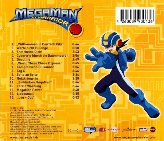 Megaman Nt Warrior soundtrack [CD]