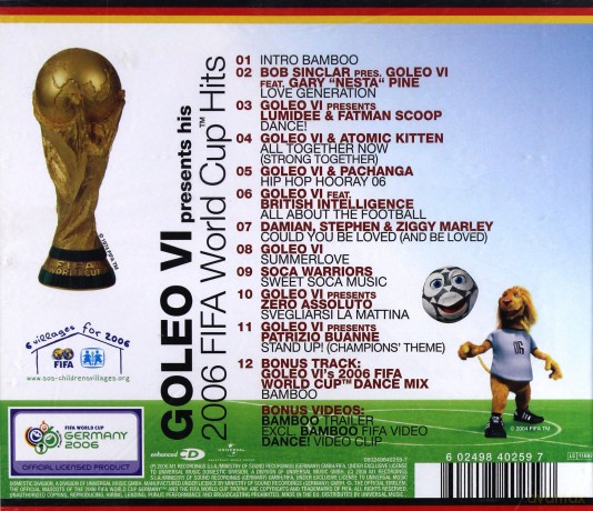 Goleo Vi - 2006 Fifa World Cup Hits soundtrack [CD]