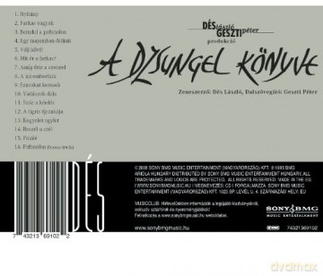 A Dzsungel Konyve soundtrack [CD]