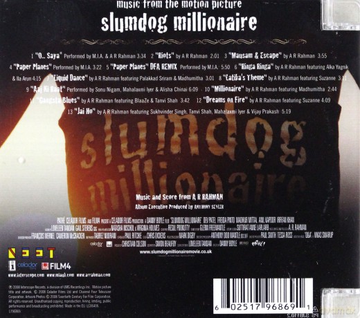 Slumdog Millionaire soundtrack [CD]