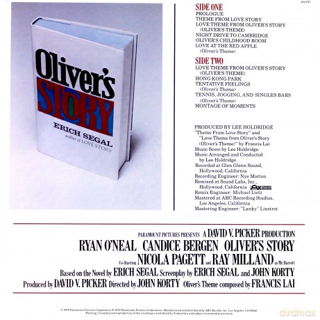 Oliver S Story soundtrack [Winyl]