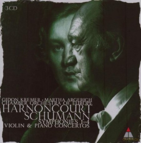 Harnoncourt/Coe: Schumann: Symphonies1-4&Violin&Pian [3CD]