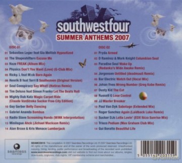 Southwestfour Summer Anthems 2007 [2CD]