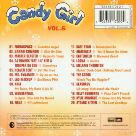 Candy Girl vol. 5 [CD]