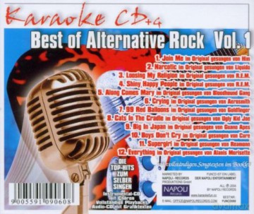 Best Of Alternative Rock vol. 1 - Karaoke [CD]