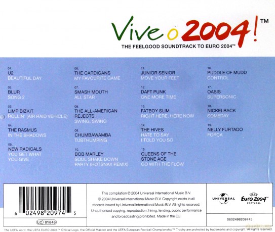 Vive O 2004 - Euro 2004 [CD]