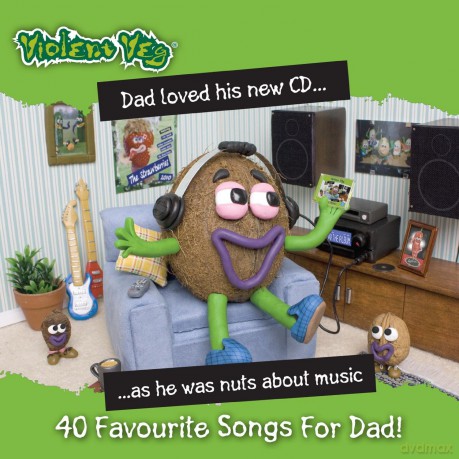 Violent Veg - Dad Loved His New CD As He Was Nuts About Music - 40 Favourite Songs For Dad [2CD]