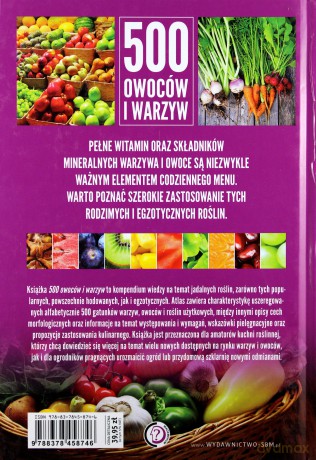 500 owoców i warzyw - Agnieszka Gawłowska [KSIĄŻKA]