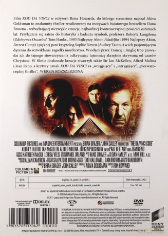 Kod Leonarda Da Vinci wersja rozszerzona [2DVD]