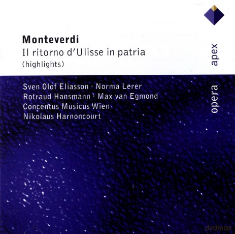 Nikolaus Harnoncourt/Cmw: Monteverdi: Il Ritorno D Ulisse In Pa [CD]