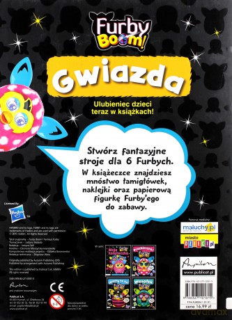 Furby Boom! Gwiazda. Książeczka z wycinankami i naklejkami [KSIĄŻKA]
