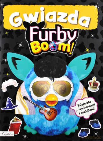 Furby Boom! Gwiazda. Książeczka z wycinankami i naklejkami [KSIĄŻKA]