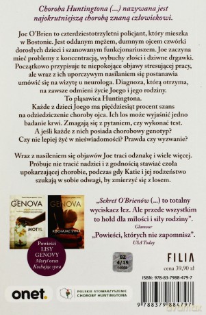 Sekret O'Brienów - Lisa Genova [KSIĄŻKA]