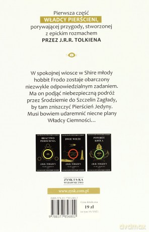 Władca Pierścieni Tom 1: Bractwo Pierścienia - J.R.R. Tolkien [KSIĄŻKA]