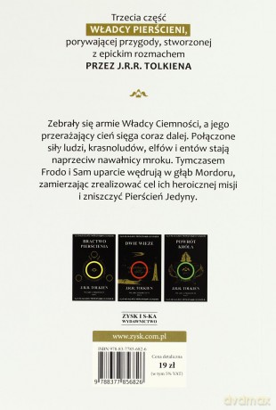 Władca Pierścieni Tom 3: Powrót króla - J.R.R. Tolkien [KSIĄŻKA]