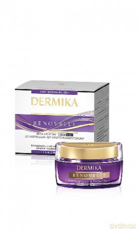 Dermika Renovelle 45+ Krem na dzień i noc do cery normalnej ultrawygładzający 50ml [KOSMETYKI]