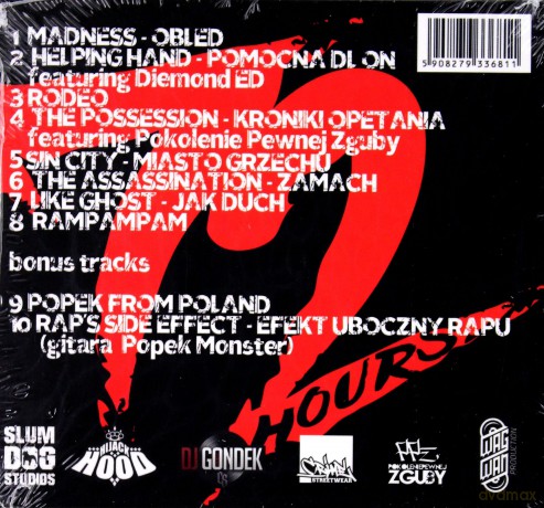 Popek Monster, Hijack Hood, Dj Gondek, Profus: 72 Hours [CD]