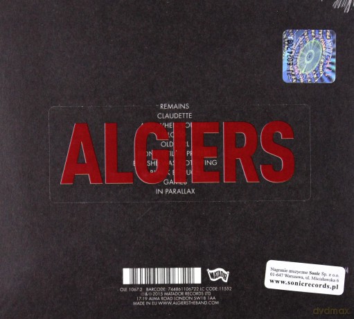 Algiers: Algiers [CD]