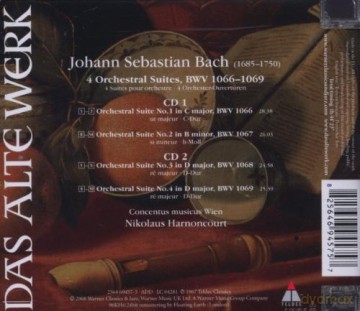Nikolaus Harnoncourt/Cmw: Bach: 4orcheStraussl Suites Bwv106 [2CD]