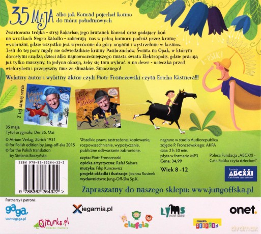 35 maja - Erich Kastner [AUDIOBOOK] [CD-MP3]