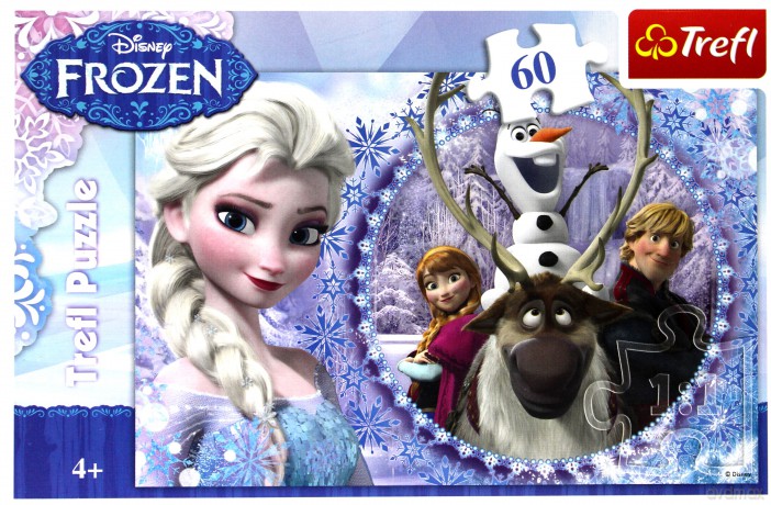 60 Frozen. Przyjaciele z Krainy Lodu [PUZZLE]