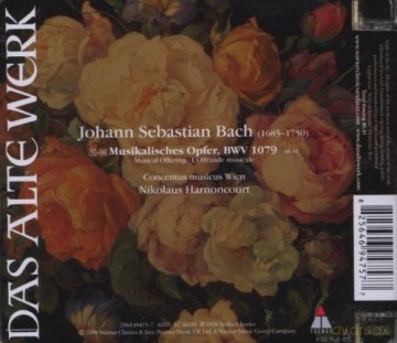 Nikolaus Harnoncourt/Cmw: Bach: Musikalisches Opfer Bwv10 [CD]