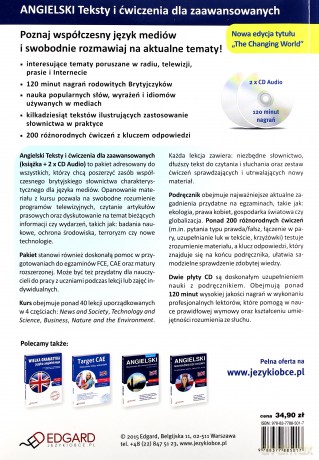 Angielski. Teksty i ćwiczenia dla zaawansowanych - poziom B2-C1 [KSIĄŻKA]