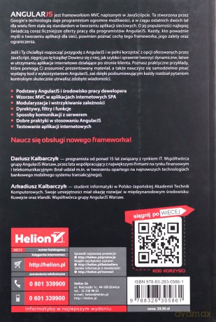 Angularjs. Pierwsze kroki - Dariusz Kalbarczyk, Arkadiusz Kalbarczyk [KSIĄŻKA]