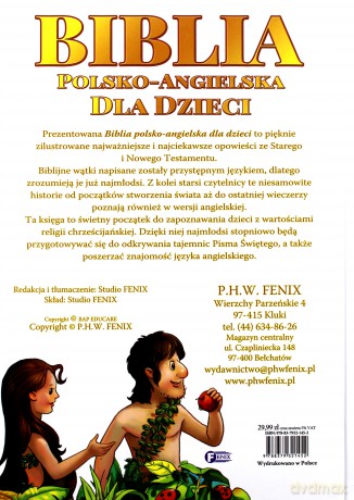 Biblia polsko-angielska dla dzieci (twarda) [KSIĄŻKA]