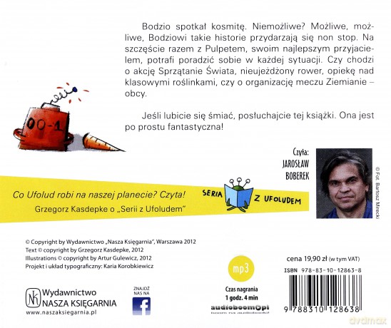 Bodzio i pulpet - Grzegorz Kasdepke [AUDIOBOOK] [CD-MP3]