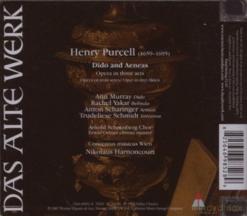 Nikolaus Harnoncourt/Cmw: Purcell: Dido And Aeneas [CD]