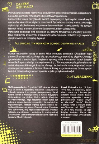 Chłopaki niech płaczą - Olaf Lubaszenko (twarda) [KSIĄŻKA]