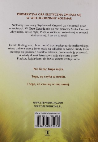 Gra Geralda - Stephen King [KSIĄŻKA]