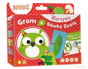 Gram z Sówką Zuzią. Warzywa [KSIĄŻKA]