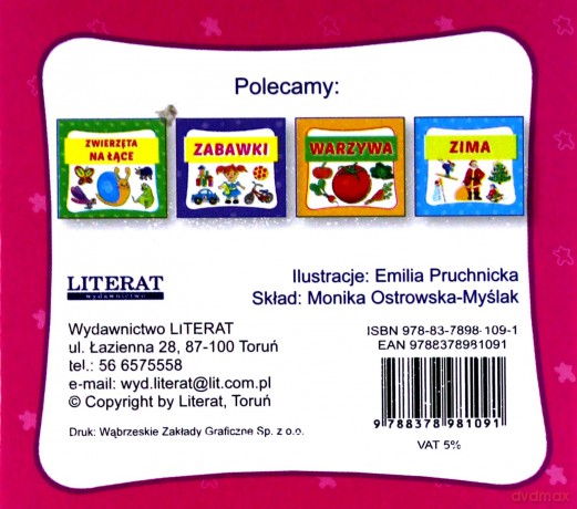 Kolory (harmonijka) - Emilia Pruchnicka (twarda) [KSIĄŻKA]