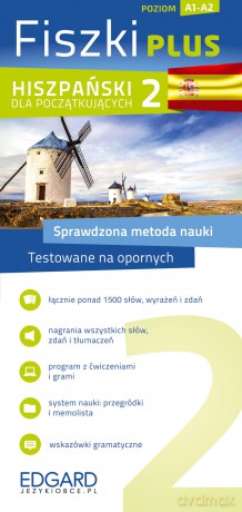 Hiszpański fiszki plus dla początkujących 2 [KSIĄŻKA]