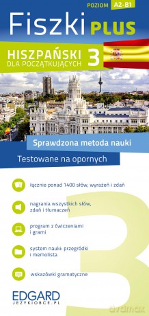Hiszpański fiszki plus dla początkujących 3 [KSIĄŻKA]