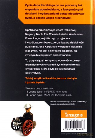 Jan Karski. Jedno życie - Waldemar Piasecki (twarda) [KSIĄŻKA]