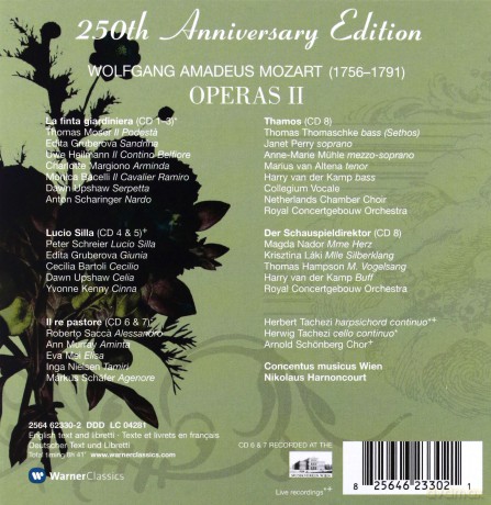 Mozart 250th Anniversary Edition: Operas vol.2 [BOX] [8CD]