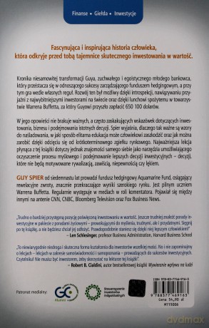 Moja droga do inwestowania w wartość. W poszukiwaniu zamożności, mądrości i oświecenia - Guy Spier (twarda) [KSIĄŻKA]