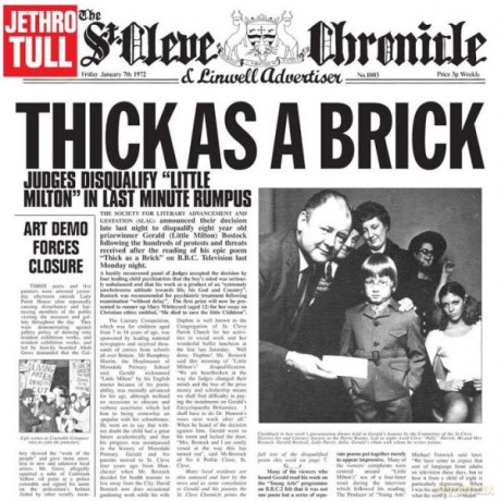 Jethro Tull: Thick As A Brick [Winyl]