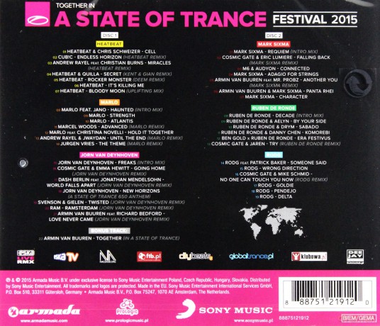 A State Of Trance Festival 2015 [2CD]