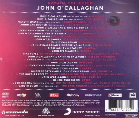 John O'Callaghan: Armada Collected [CD]