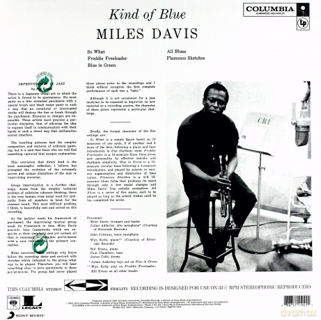 Miles Davis: Kind Of Blue [Winyl]
