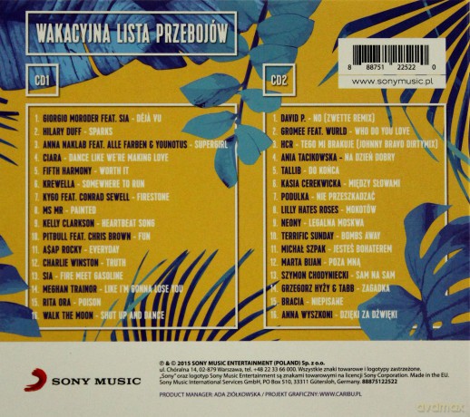 Wakacyjna lista przebojów [2CD]