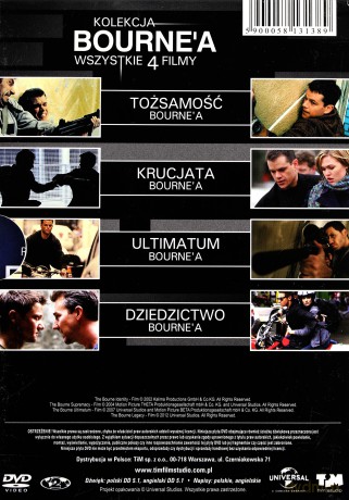 Kolekcja Bourne'a [4DVD]